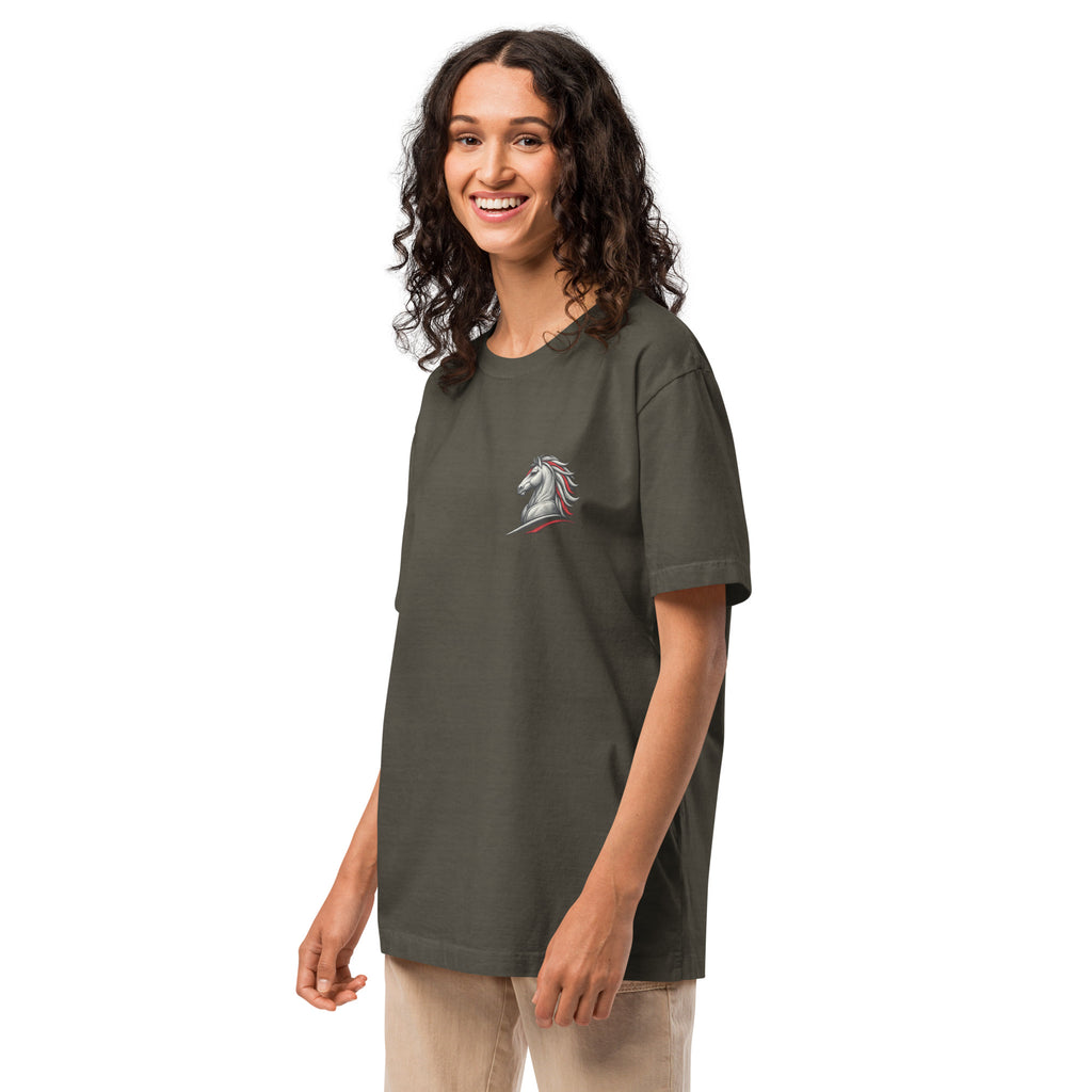 Women's Oversized RED HORSE T-Shirt product mockup